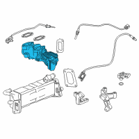 OEM Chevrolet Express EGR Valve Diagram - 12660270