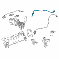 OEM 2014 Chevrolet Express 3500 Temperature Sensor Diagram - 12643373
