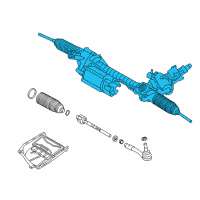 OEM BMW 535i GT xDrive Exchange-Steering Box, Electric. Diagram - 32-10-6-883-546