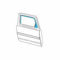 OEM 2002 Ford Explorer Sport Reveal Molding Diagram - F67Z-9820492-AAA