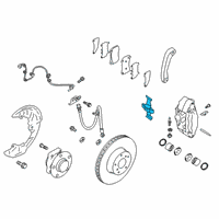 OEM 2019 Toyota 86 Caliper Plate Diagram - SU003-06290