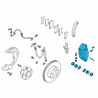 OEM 2020 Toyota 86 Caliper Diagram - SU003-07198