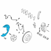 OEM 2019 Toyota 86 Splash Shield Diagram - SU003-06803