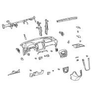 OEM Toyota Highlander Lock Diagram - 55460-33010-P1