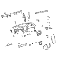 OEM 2007 Toyota Highlander Lock Diagram - 55460-33010-P1