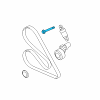 OEM BMW Hex Bolt With Washer Diagram - 11-28-7-839-136