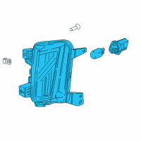 OEM 2019 Cadillac XT5 Signal Lamp Assembly Diagram - 84496126