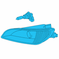 OEM 2010 Toyota Sienna Housing & Lens Diagram - 81220-AE020