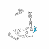 OEM 2008 Ford Mustang Knuckle Diagram - AR3Z-3106-A