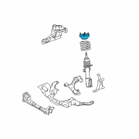 OEM 2009 Ford Mustang Mount Bracket Diagram - 8R3Z-18183-B