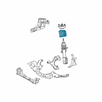 OEM 2005 Ford Mustang Coil Spring Diagram - 6R3Z-5310-F