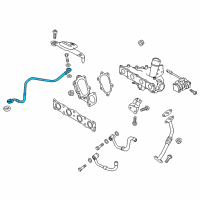 OEM 2015 Kia Optima Pipe-Oil Feed Diagram - 282402G411