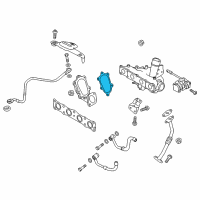 OEM 2016 Kia Sportage Gasket-Exhaust Pipe Diagram - 282332G400