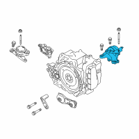 OEM 2019 Ford Police Interceptor Utility Upper Transmission Mount Diagram - FB5Z-6038-B