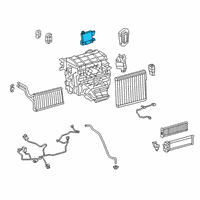 OEM 2020 Lexus ES350 Amplifier Assembly, Air Diagram - 88650-06E11