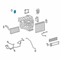 OEM Lexus NX350h A/C System Seal Kit Diagram - 8712833020