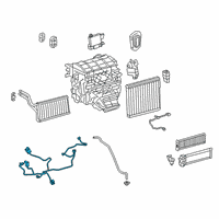 OEM Lexus NX450h+ Harness, Air CONDITI Diagram - 82212-42050