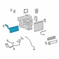 OEM 2022 Lexus ES250 Heater Core Diagram - 8710733130