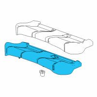 OEM 2019 Chevrolet Cruze Seat Cushion Pad Diagram - 84282994