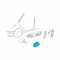 OEM 2007 Dodge Sprinter 2500 Module-Tire Pressure Monitoring Diagram - 68042156AA