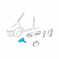 OEM 2009 Dodge Sprinter 2500 Sensor-Tire Pressure Diagram - 68038945AA