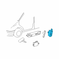 OEM 2008 Dodge Sprinter 2500 Trigger-Tire Pressure Monitoring Diagram - 68036550AA