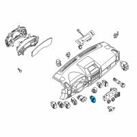 OEM 2010 Nissan Titan Switch Power Window Rear Diagram - 25430-7S201