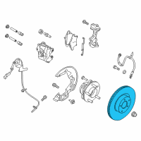 OEM Ford SSV Plug-In Hybrid Rotor Diagram - KS7Z1125C