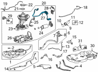 OEM 2022 Toyota Highlander Fuel Sender Unit Diagram - 83320-0E060