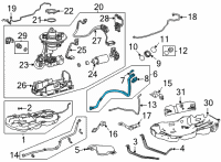 OEM 2022 Toyota Highlander Filler Pipe Diagram - 77201-0E170