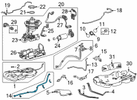 OEM Toyota Breather Tube Diagram - 77227-0E090
