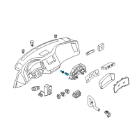 OEM 2006 Nissan Maxima Socket & Bulb Assy Diagram - 24860-40F01