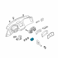 OEM Infiniti FX35 Switch Mirror CONTL Diagram - 25570-EG010