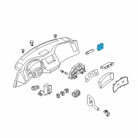 OEM Infiniti FX35 Tire Pressure Controller Assembly Diagram - 40720-CG000