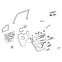 OEM 2015 Cadillac Escalade Window Switch Diagram - 84537015