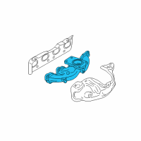 OEM Nissan Juke Exhaust Manifold Diagram - 14004-1KC1A