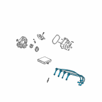 OEM 1995 Honda Accord Wire Assembly, Ignition Diagram - 32700-P0A-A00