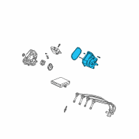 OEM 1999 Acura CL Cap Assembly Diagram - 30102-PAA-A01