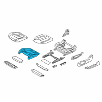 OEM 2022 BMW 750i xDrive Padded Section, Comfort Seat A/C, Right Diagram - 52-10-7-478-177