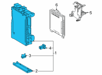 OEM Lexus NX350 BOX ASSY, POWER DIST Diagram - 82730-78030