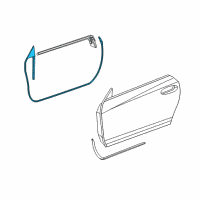 OEM 2006 Chrysler Crossfire Seal-Door Opening Diagram - 5142448AA