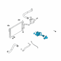 OEM 2009 Ford Taurus X Housing Assembly Diagram - 9T4Z-8A586-BA