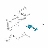 OEM Mercury Sable Housing Assembly Diagram - 9T4Z-8A586-BA