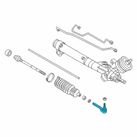 OEM 1999 Cadillac DeVille Rod Kit, Steering Linkage Outer Tie Diagram - 26067285
