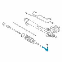 OEM 1999 Cadillac Seville Rod Kit, Steering Linkage Outer Tie Diagram - 26067285