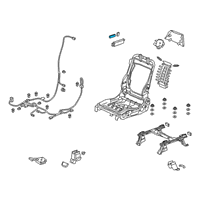 OEM 2022 Honda Ridgeline Knob (A) *NH836L* Diagram - 81251-SDB-A71YD