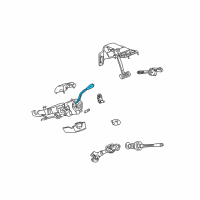 OEM 2002 Dodge Ram 1500 Lever-Gearshift Diagram - 4886199AB