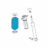 OEM 2019 Toyota Camry Coil Spring Diagram - 48231-33720