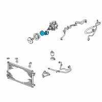 OEM 2005 Lincoln LS Clutch Coil Diagram - YW4Z-19D798-AA