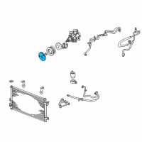 OEM 2001 Lincoln LS Clutch Plate & Hub Assembly Diagram - 6R8Z-19D786-A